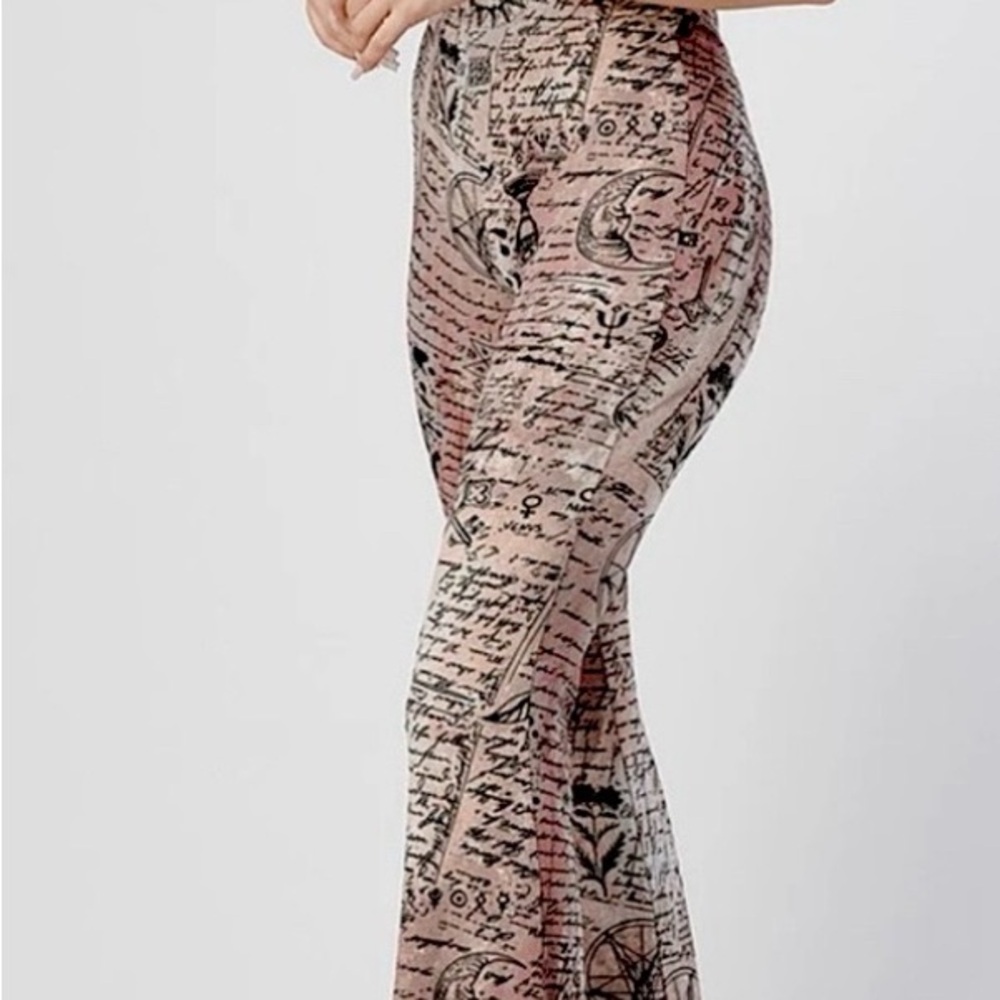 High Waist Wide Leg Long Bell Bottom Yoga Pants.